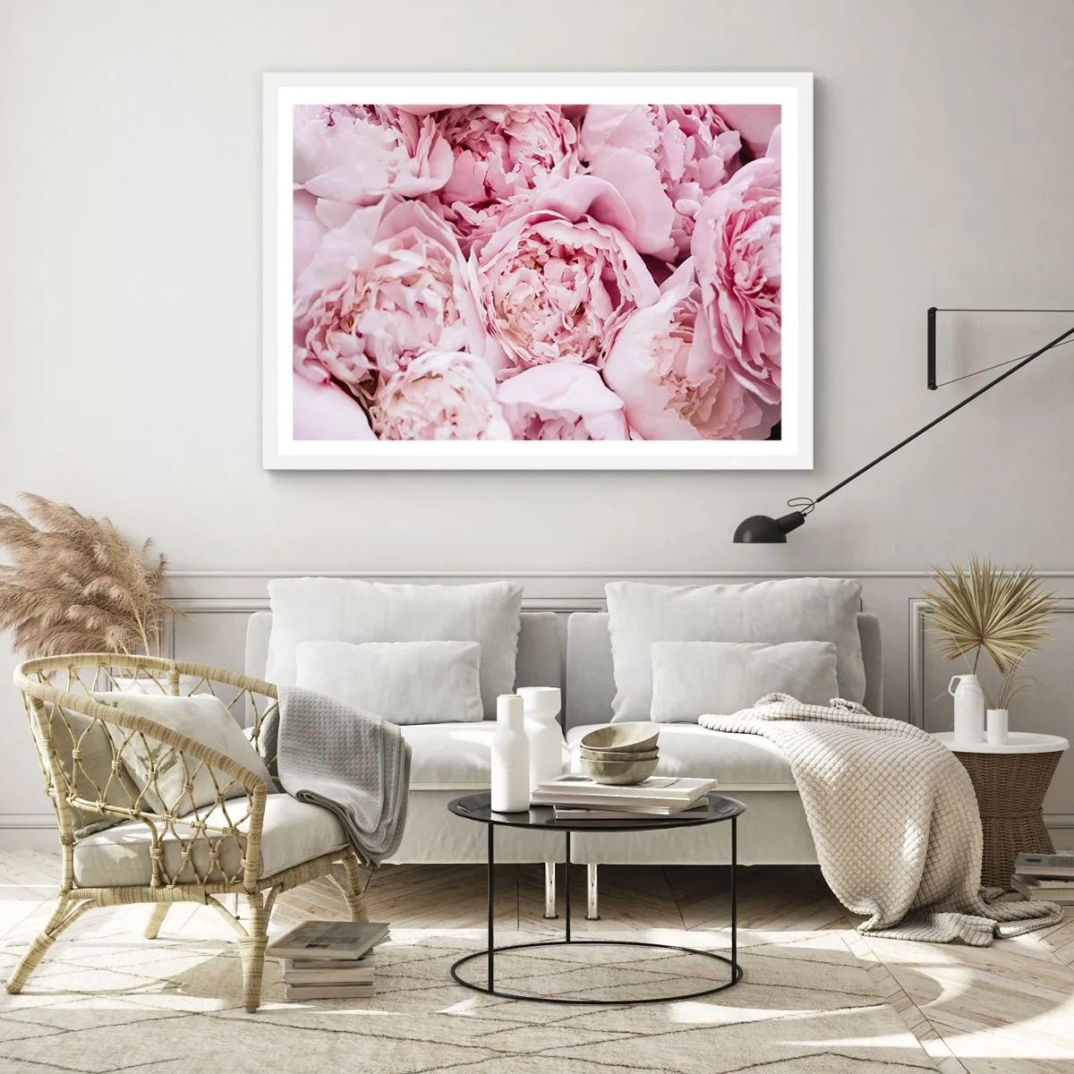 Poster in cornice bianca - Morbide e profumate - 91x61 cm
