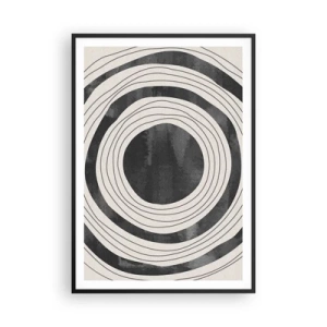 Poster in cornice nera - Proprio al centro - 70x100 cm