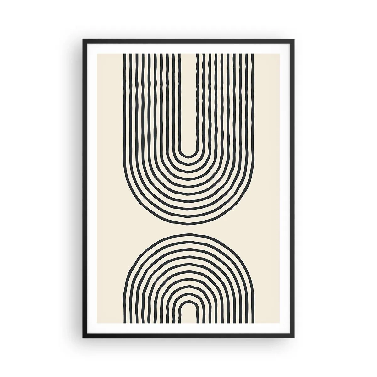 Poster in cornice nera - Tra un attimo... - 70x100 cm