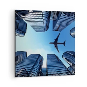 Quadro su tela - Stampe su Tela - Panorama dal canyon di vetro - 50x50 cm