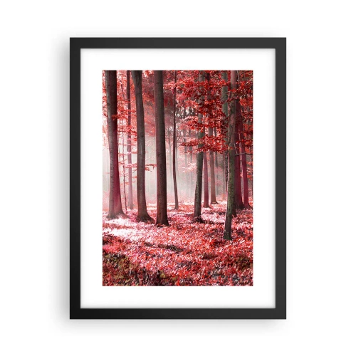 Poster in cornice nera - Anche rosso è bello - 30x40 cm