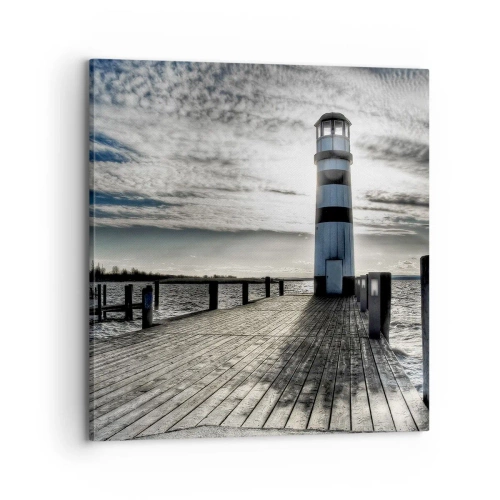 Quadro su tela - Stampe su Tela - Marinai, vi aspettiamo - 70x70 cm