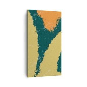 Quadro su tela - Stampe su Tela - Astrazione: movimento lento - 45x80 cm