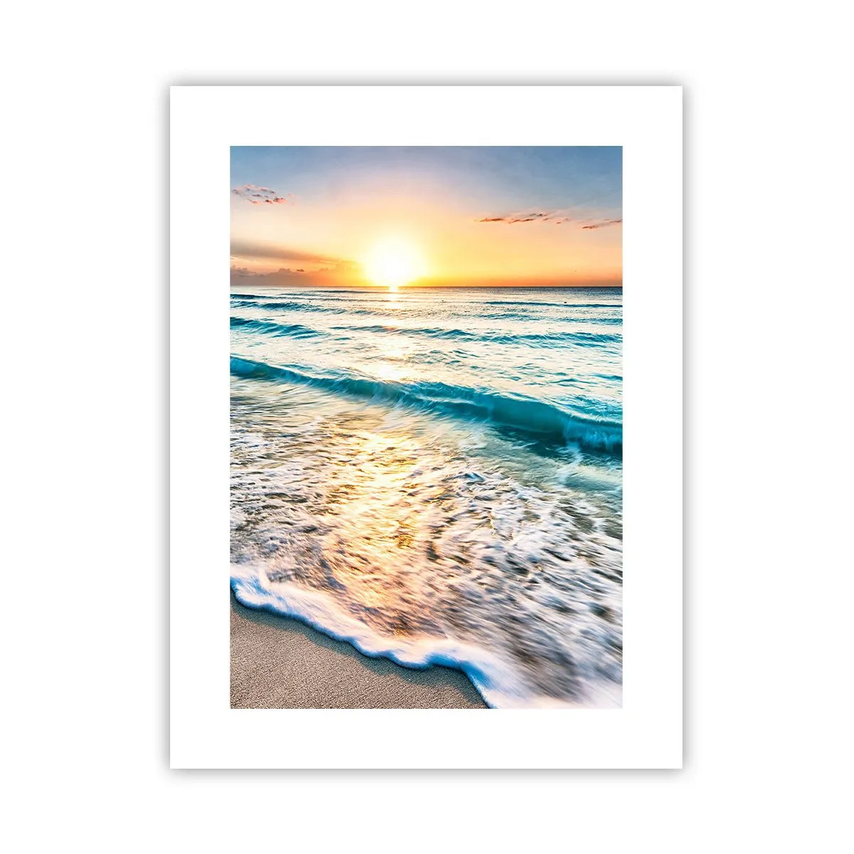 Poster - Tramonto sul mare - 30x40 cm