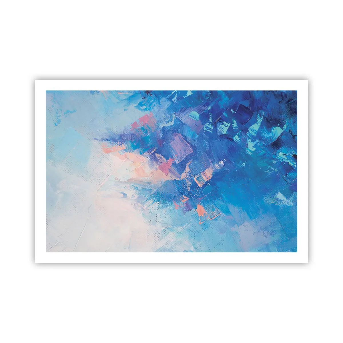 Poster - Astrazione invernale - 91x61 cm