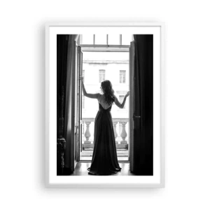 Poster in cornice bianca - In grande stile - 50x70 cm