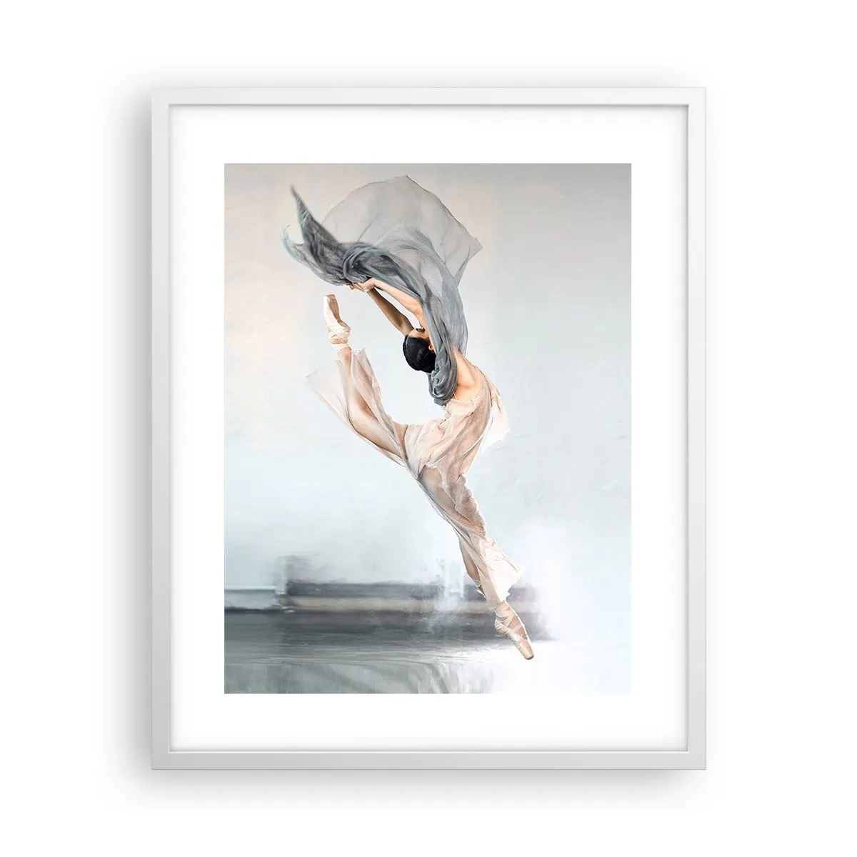 Poster in cornice bianca - Nell'estasi della danza - 40x50 cm
