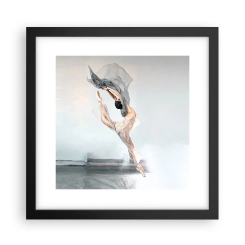 Poster in cornice nera - Nell'estasi della danza - 30x30 cm