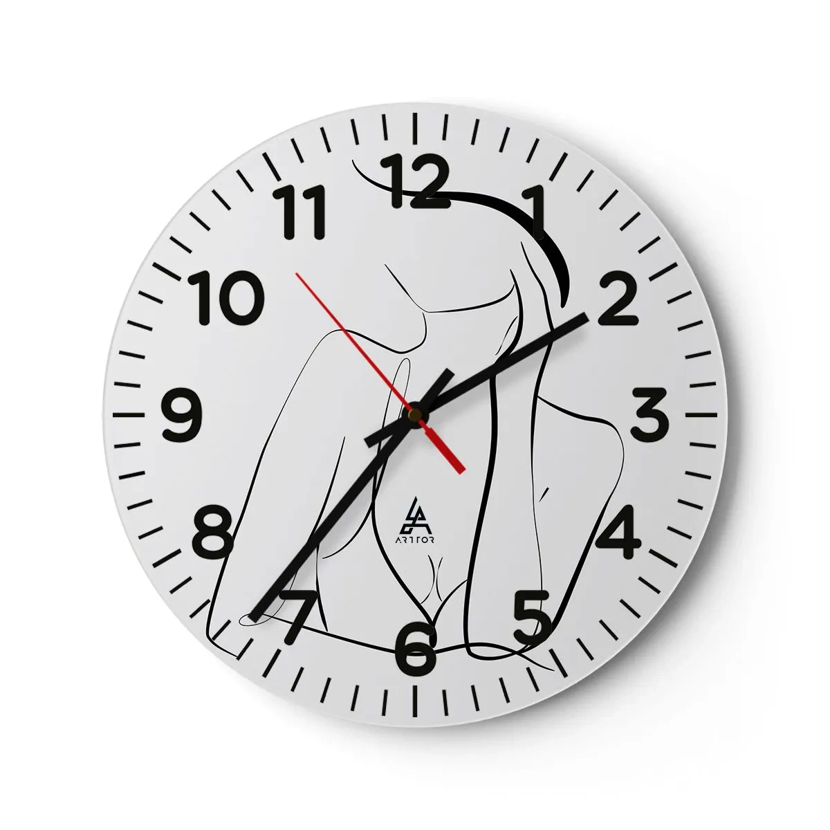 Orologio da parete - Orologio in Vetro - Sull'onda dei sogni - 40x40 cm