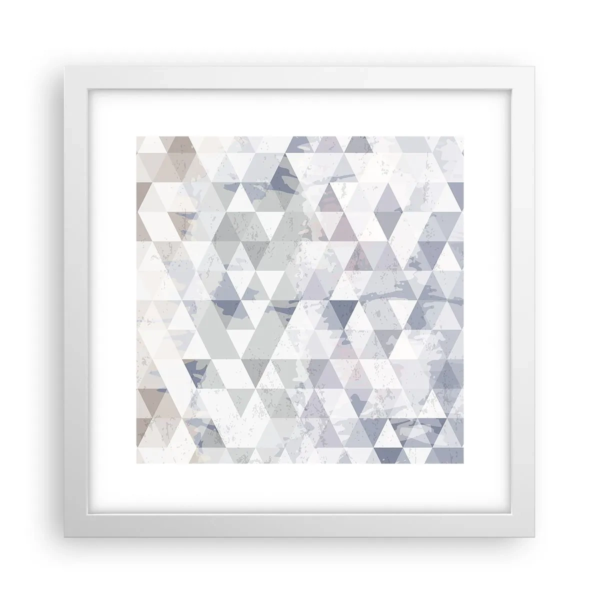 Poster in cornice bianca - Al ritmo di tre - 30x30 cm