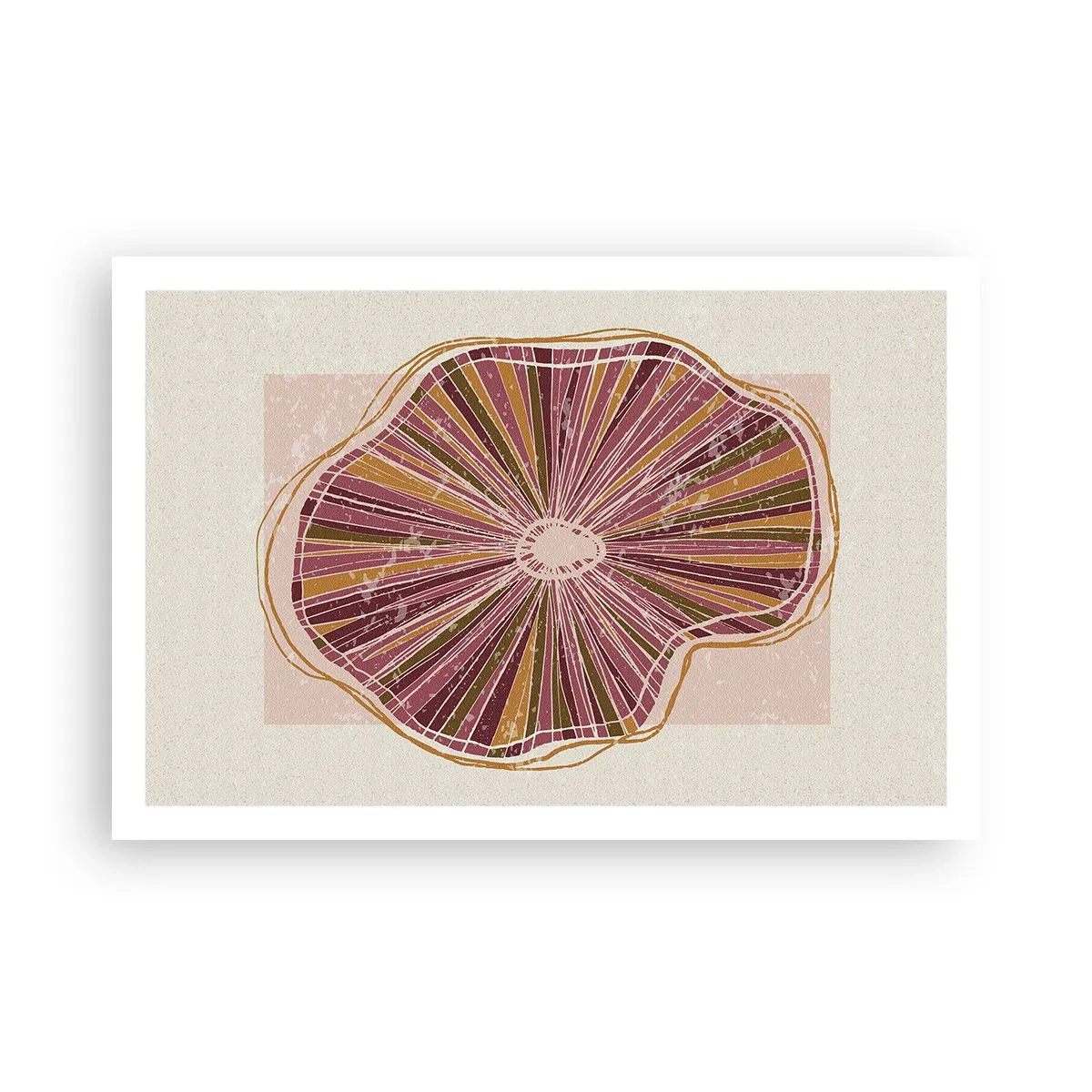 Poster - Astrazione raggiante - 91x61 cm