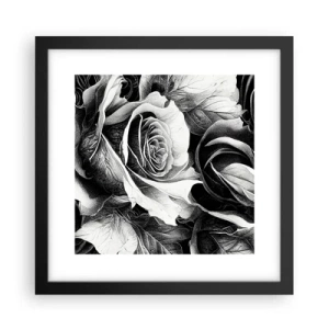 Poster in cornice nera - Sempre regina - 30x30 cm