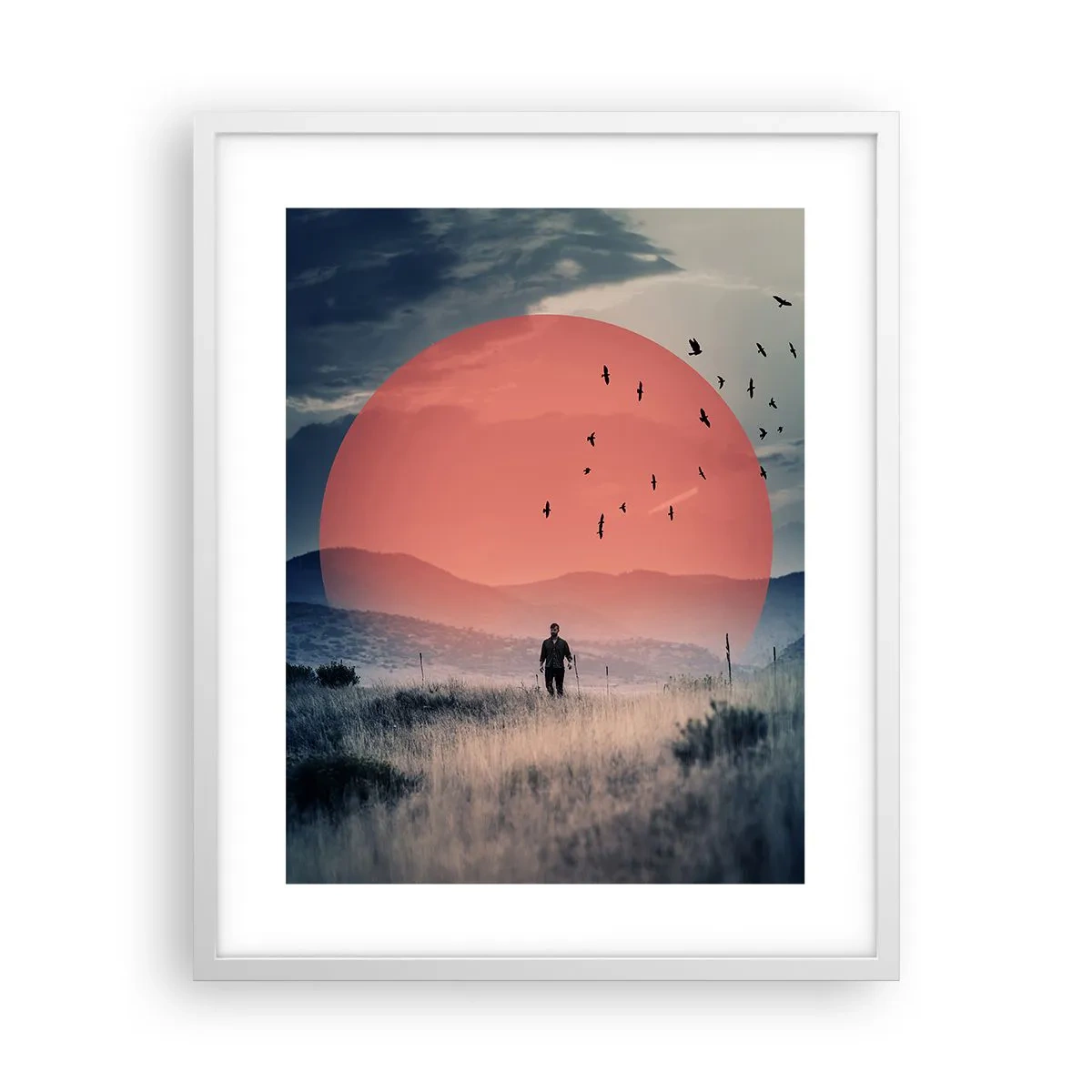 Poster in cornice bianca - Nei propri elementi - 40x50 cm