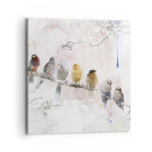 Quadro su tela - Stampe su Tela - Incontro alato - 70x70 cm