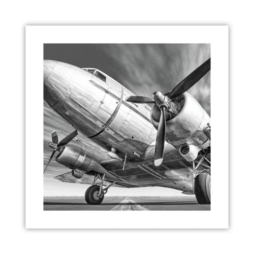 Poster - Sempre pronto al volo - 40x40 cm