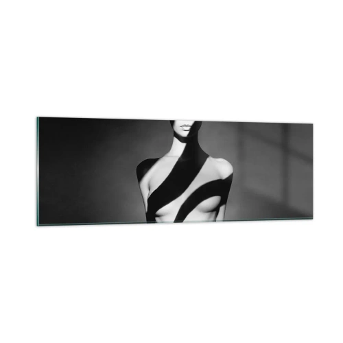 Quadro su vetro - Luci e ombre - 90x30 cm