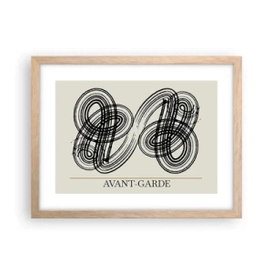 Poster in cornice rovere chiaro - In tutta spontaneità - 40x30 cm