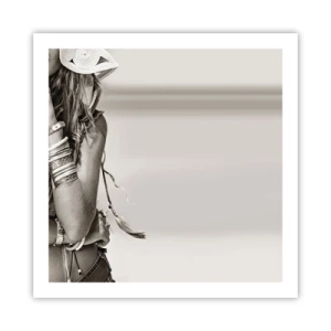 Poster - Come una ragazza - 60x60 cm