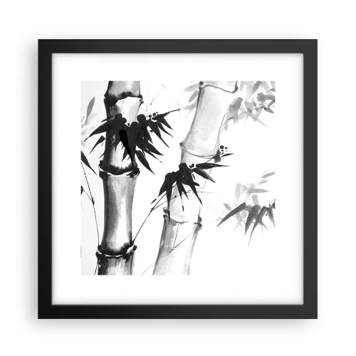 Poster in cornice nera - Particolare d'oriente - 30x30 cm