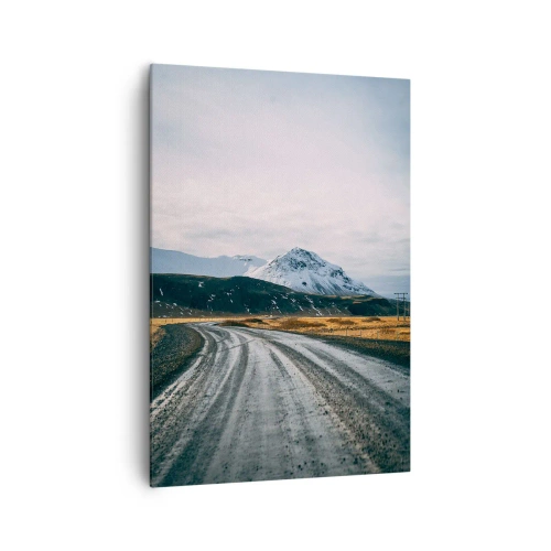 Quadro su tela - Stampe su Tela - Nel clima dell'Islanda - 70x100 cm