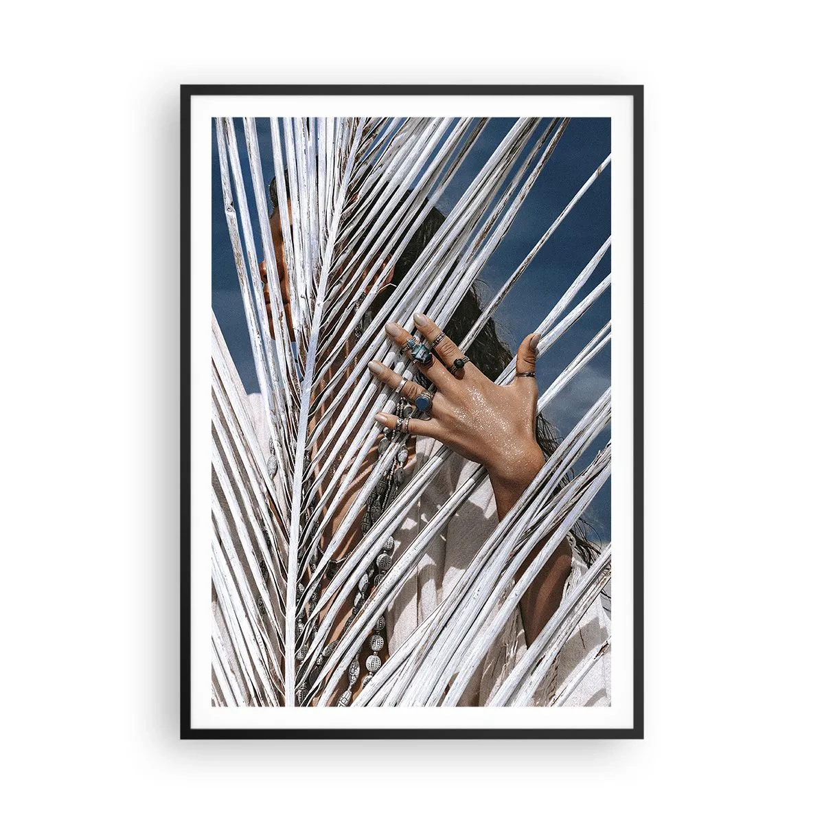 Poster in cornice nera - La ragazza dello sciamano? - 70x100 cm