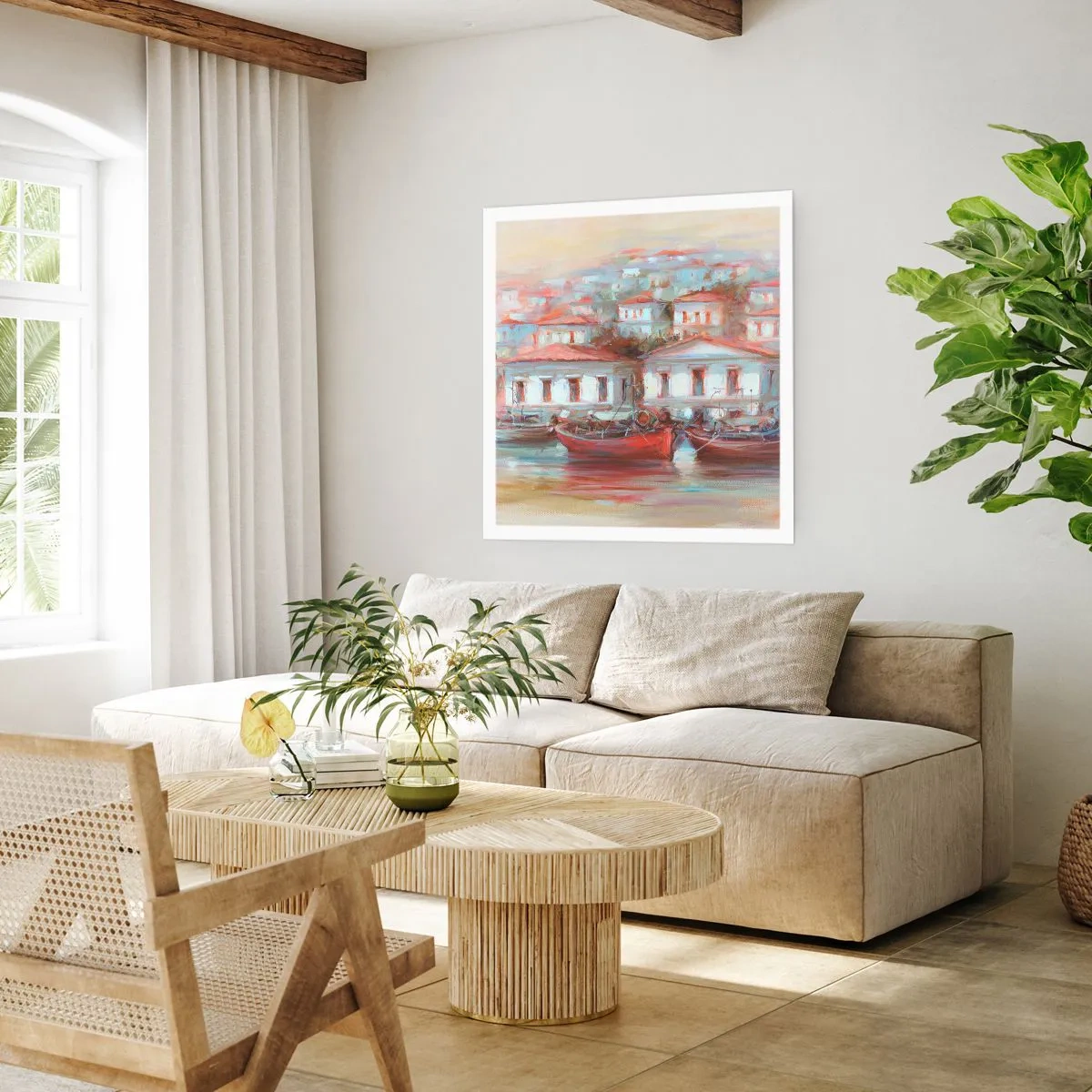 Poster - Cittadina felice - 30x30 cm