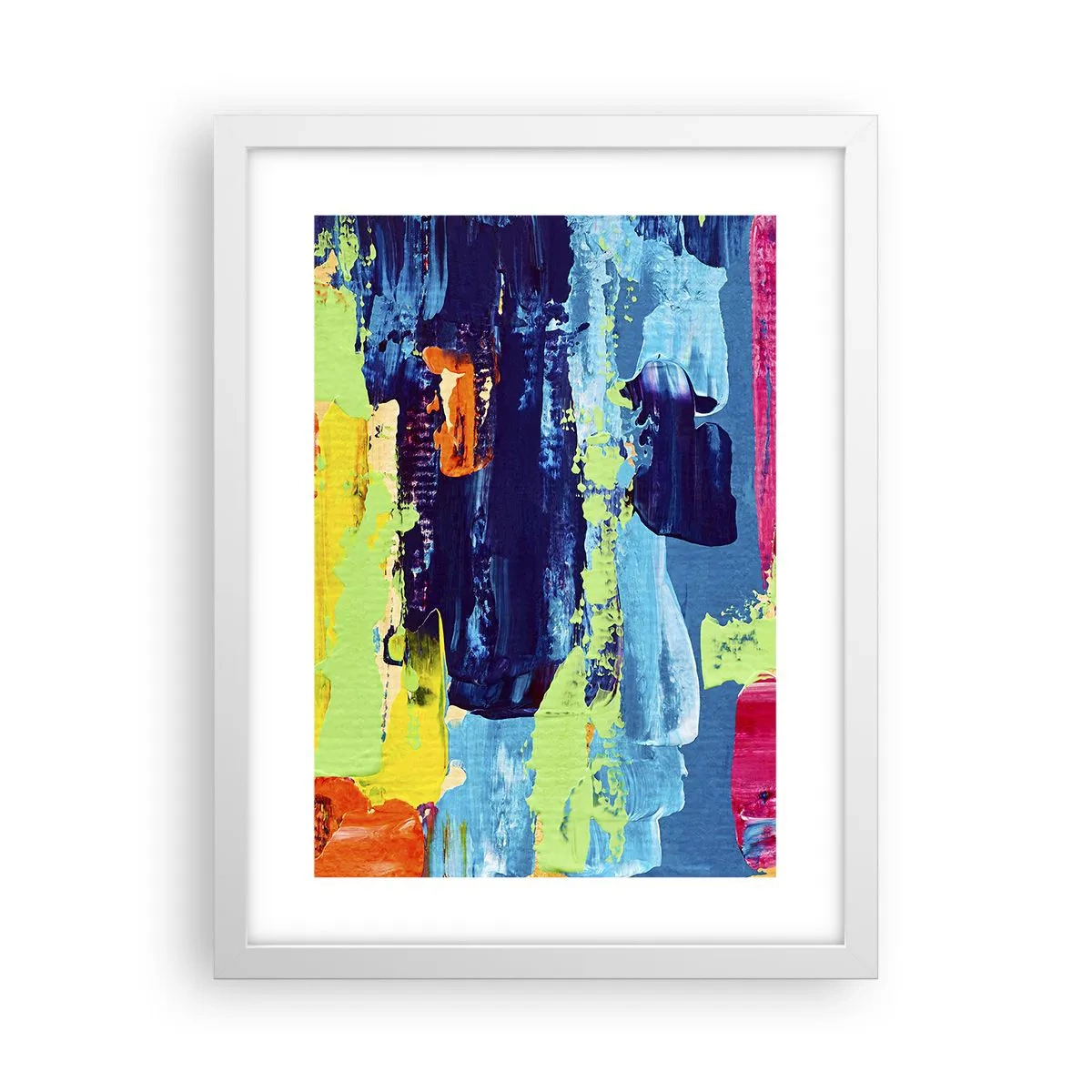 Poster in cornice bianca - La vita è bella! - 30x40 cm