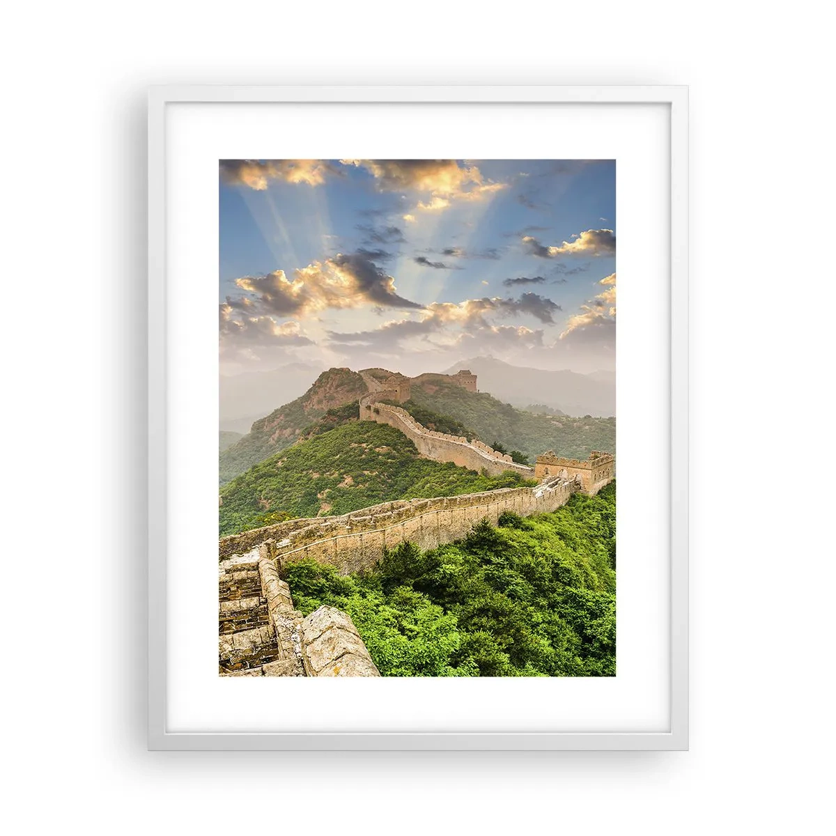 Poster in cornice bianca - La grandezza che non passa mai - 40x50 cm