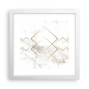 Poster in cornice bianca - Vista sull'infinito - 30x30 cm