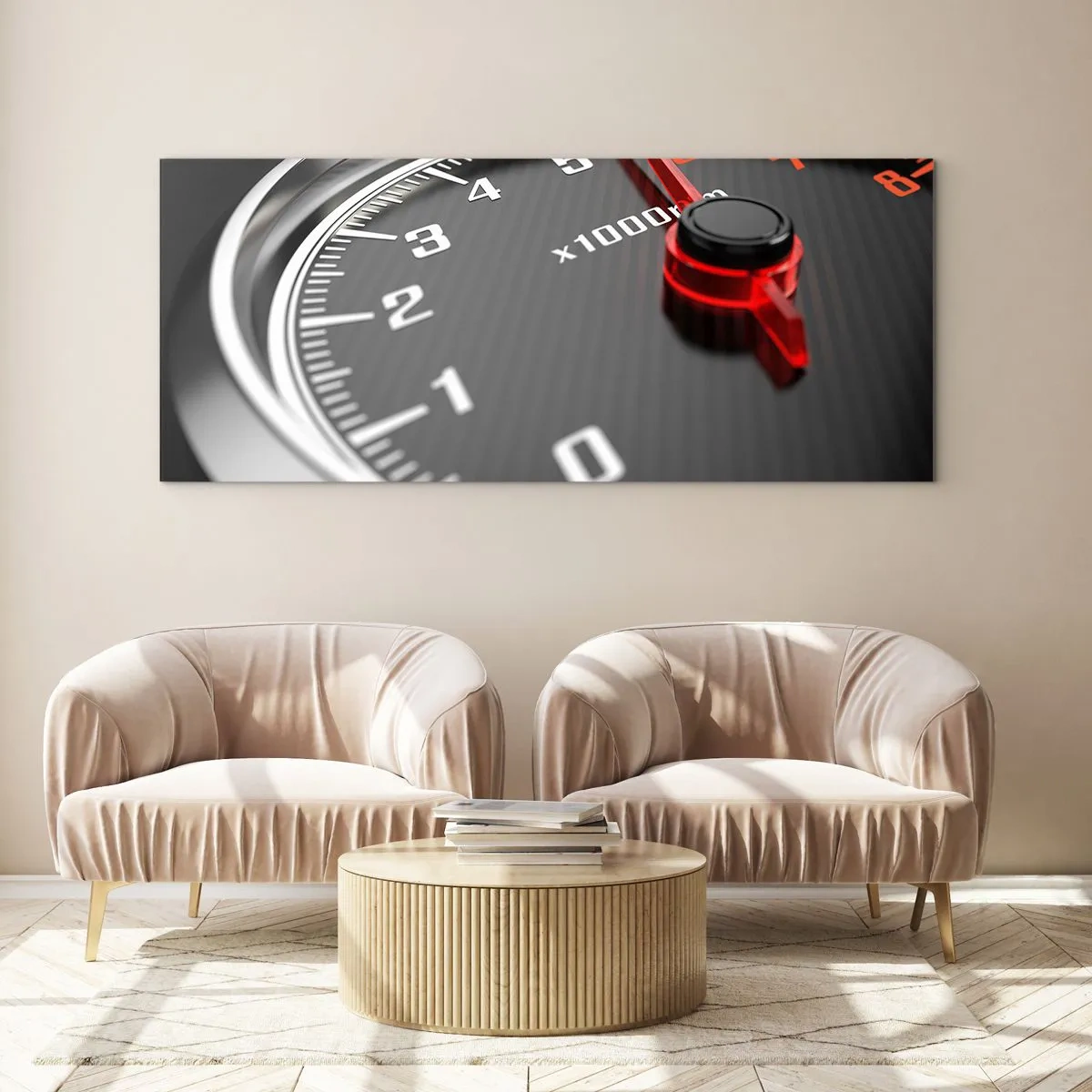 Quadro su vetro - Andare al massimo - 90x30 cm
