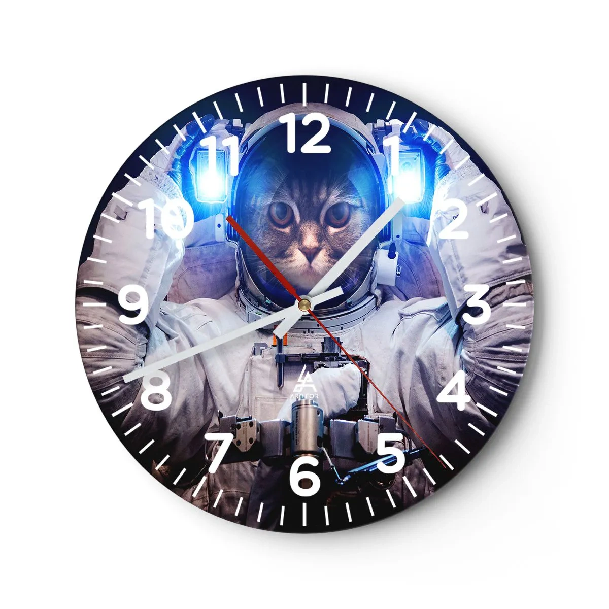 Orologio da parete - Orologio in Vetro - Houston, avete un problema - 30x30 cm