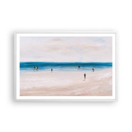 Poster in cornice bianca - Un bisogno naturale - 91x61 cm