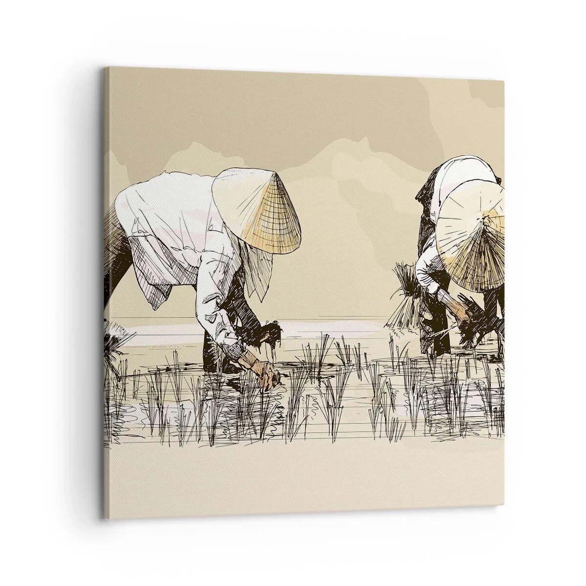Quadro su tela - Stampe su Tela - Buon raccolto - 60x60 cm