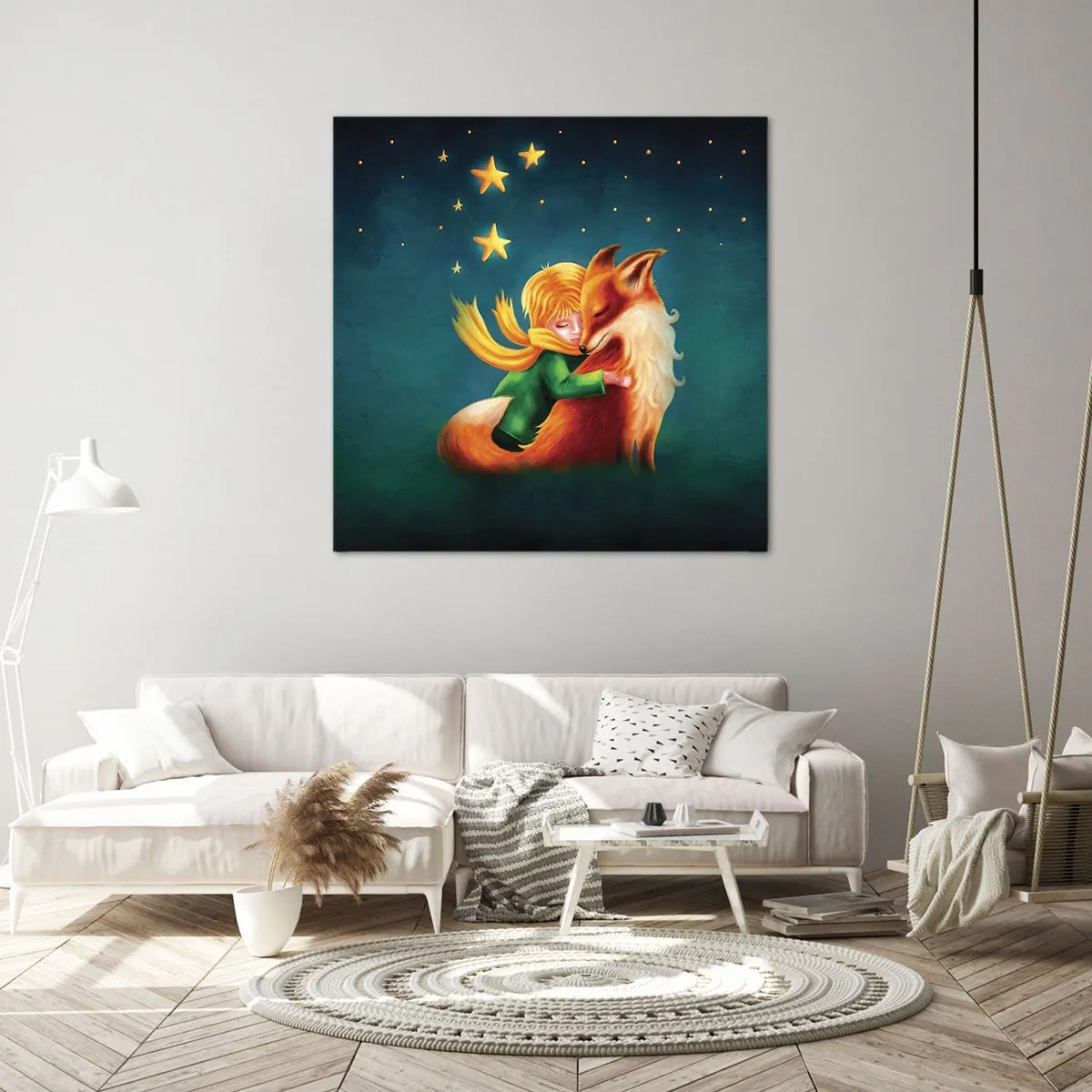 Quadro su tela - Stampe su Tela - Il piccolo principe - 60x60 cm