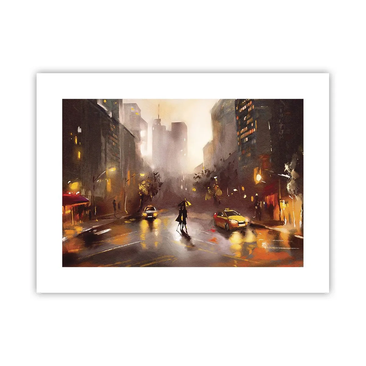 Poster - Nelle luci di New York - 40x30 cm