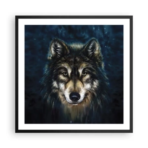 Poster in cornice nera - Alfa? E omega - 60x60 cm