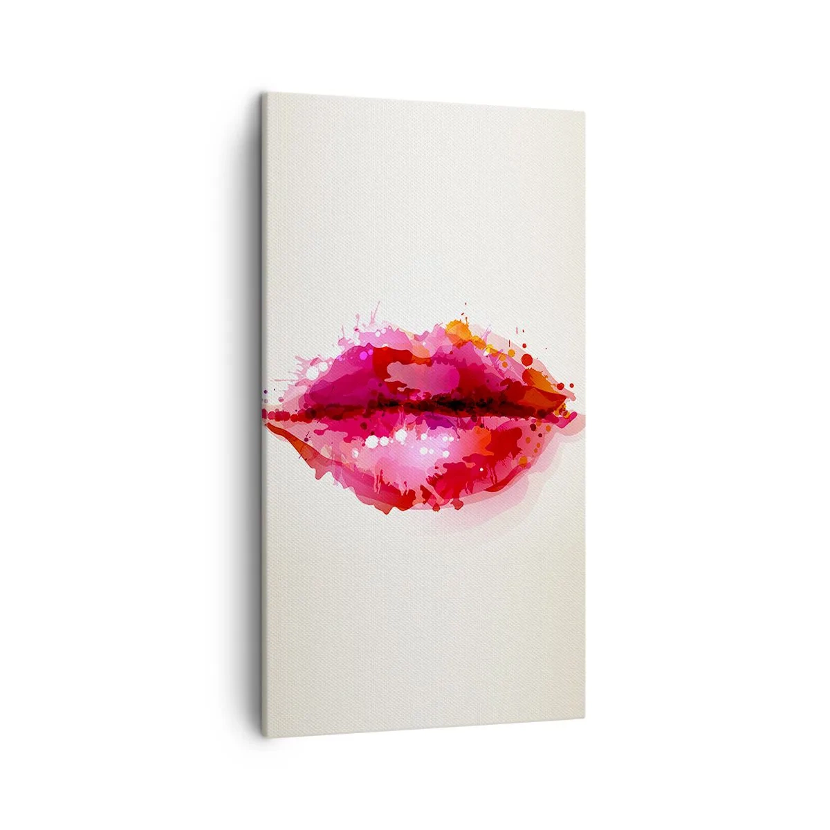 Quadro su tela - Stampe su Tela - Sfumatura rossastra di rosso - 45x80 cm