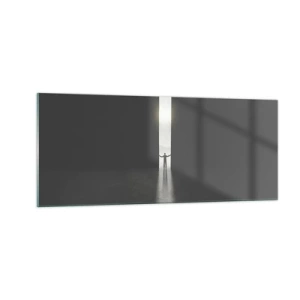 Quadro su vetro - Un passo verso un chiaro futuro - 100x40 cm