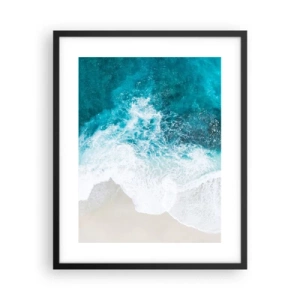 Poster in cornice nera - Morbidezza naturale - 40x50 cm