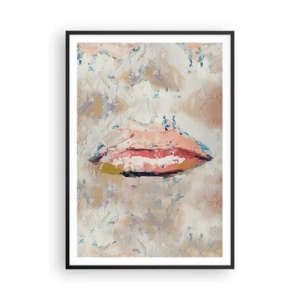 Poster in cornice nera - Risveglia i sensi - 70x100 cm