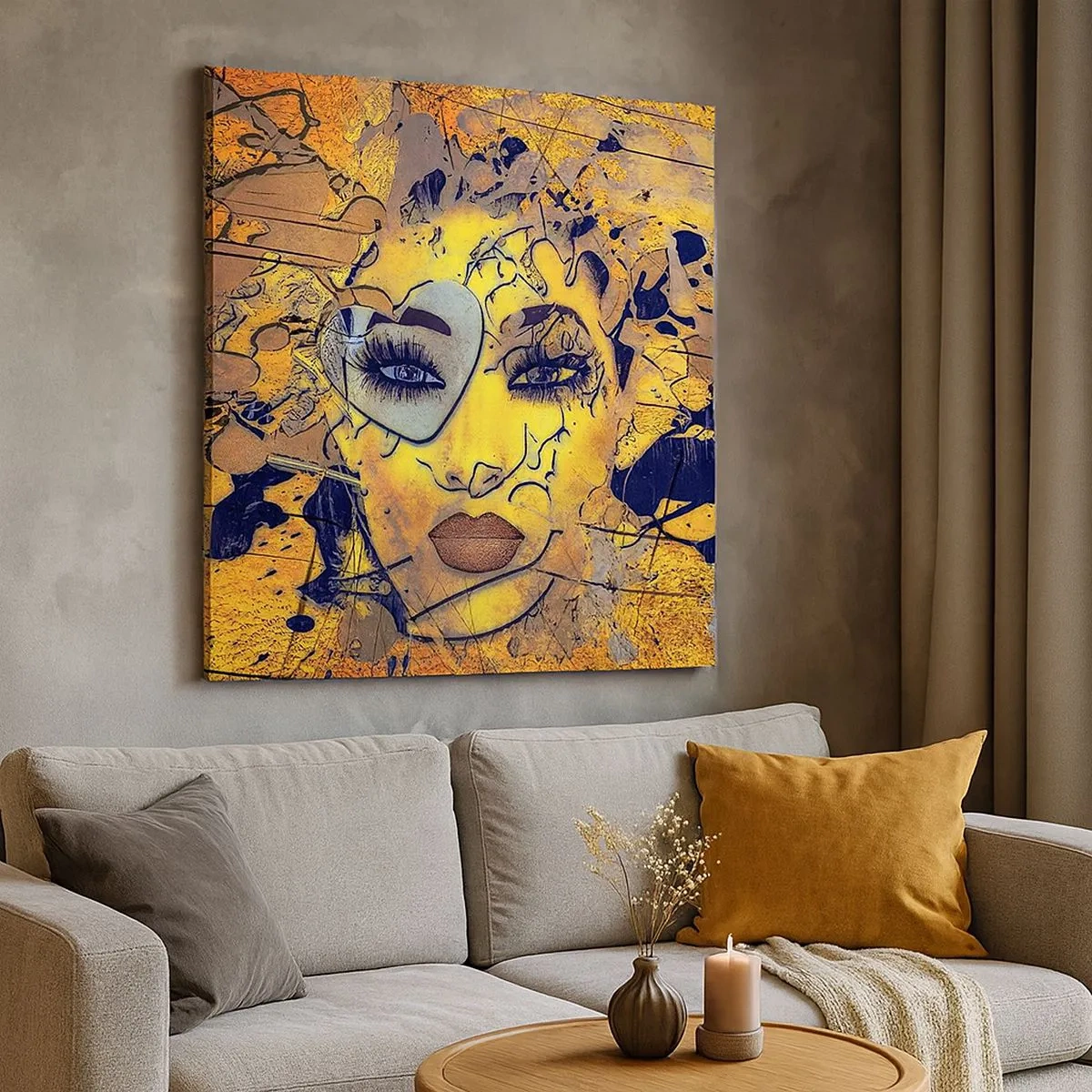 Quadro su tela - Stampe su Tela - Bellezza solare - 30x30 cm