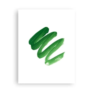 Poster - Scherzo verde - 30x40 cm