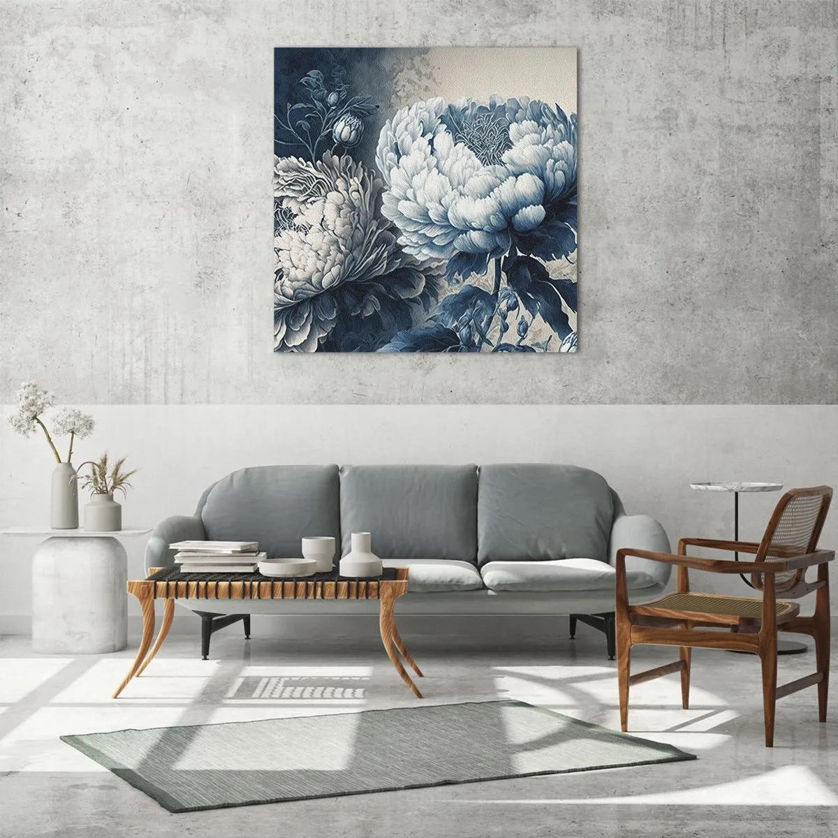 Quadro su vetro - Coppia perfetta - 60x60 cm