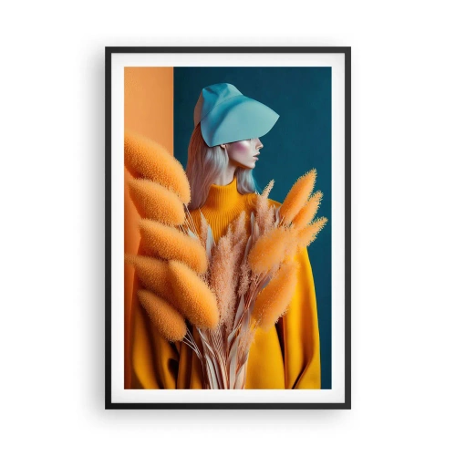 Poster in cornice nera - Ritratto soffice - 61x91 cm
