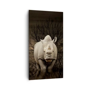 Quadro su tela - Stampe su Tela - Bianco contro la natura - 55x100 cm