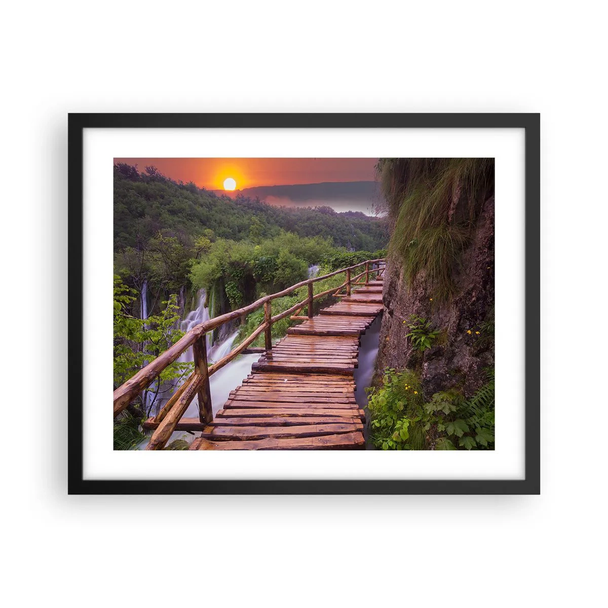 Poster in cornice nera - Una bellezza incredibile - 50x40 cm