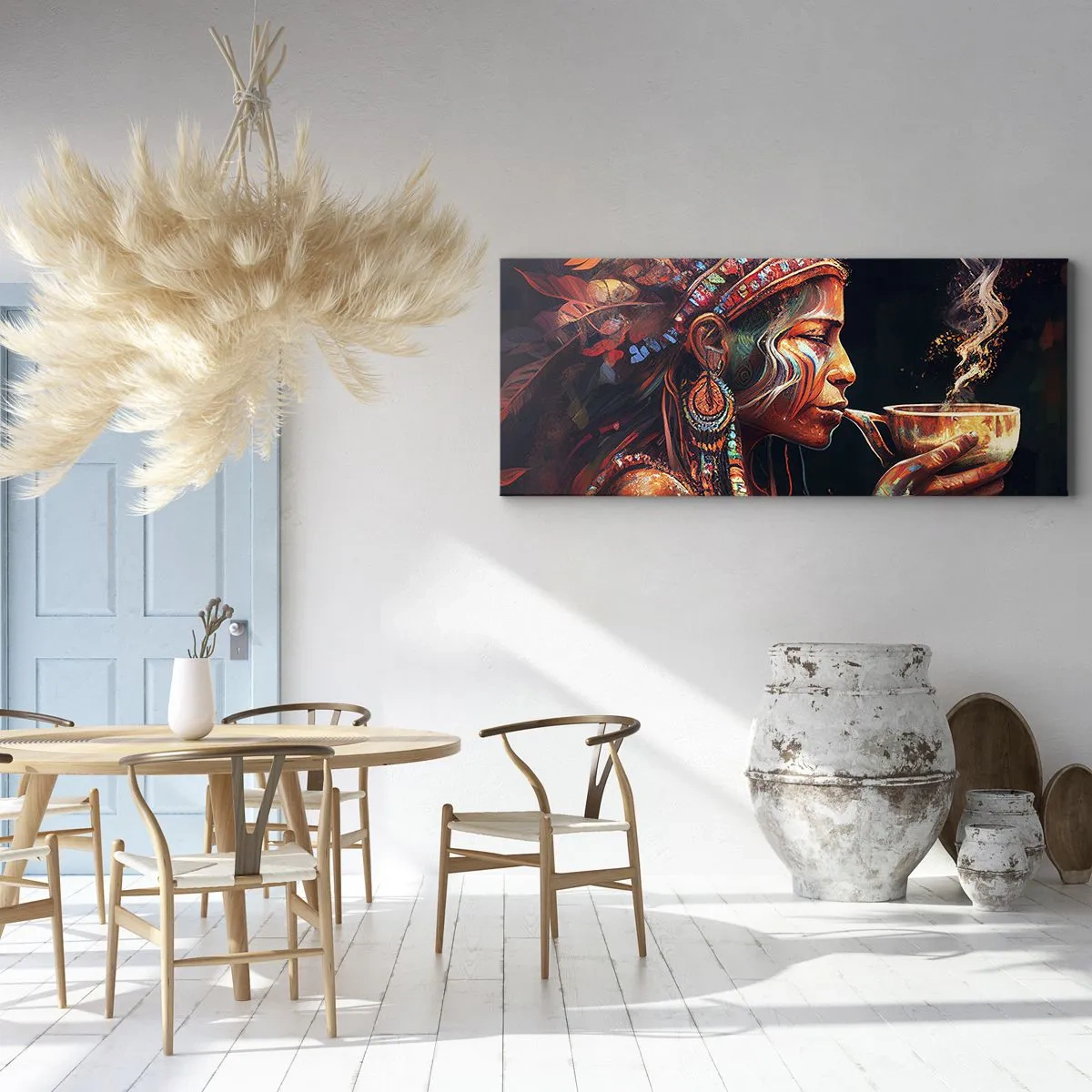 Quadro su tela - Stampe su Tela - Rituale magico - 100x40 cm