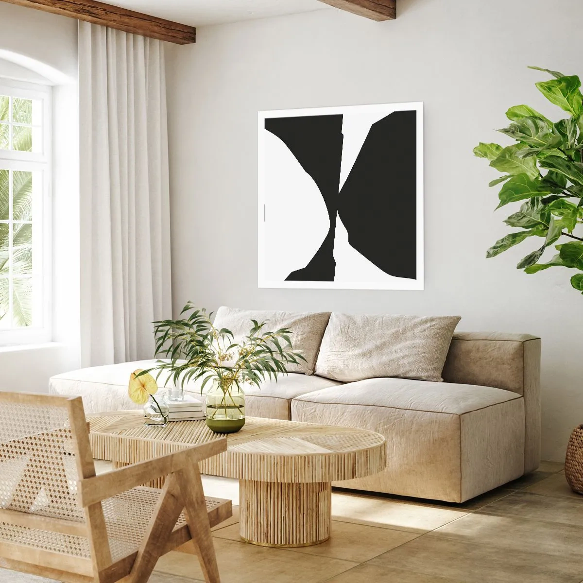 Poster - Positivo - negativo - 50x50 cm