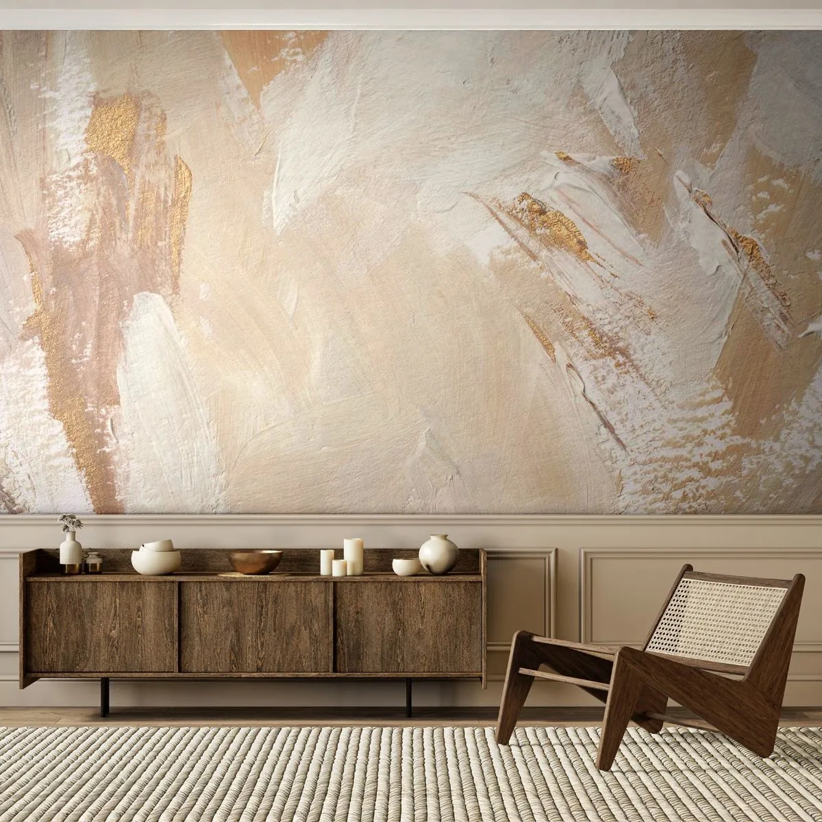 Fotomurali Premium Canvas - Composizione pastello - Minimalista, Luminoso, Pezzo - 150x105 cm