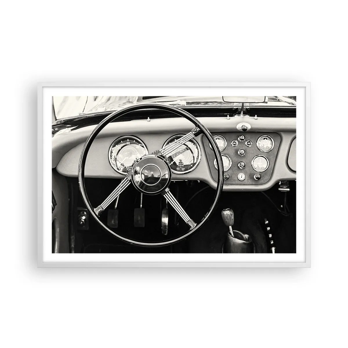 Poster in cornice bianca - Il sogno del collezionista - 91x61 cm